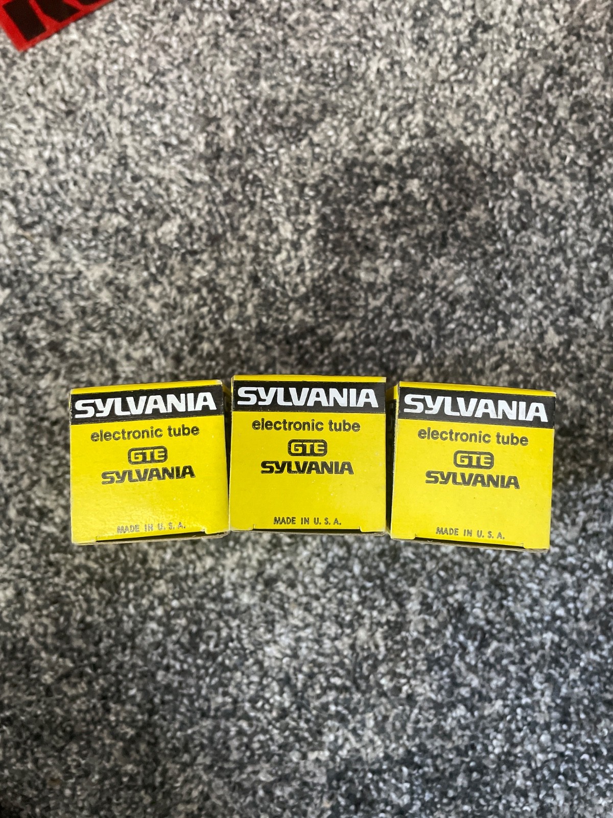 Sylvania GZ34/5AR4 O-Getter Black Base Made in USA