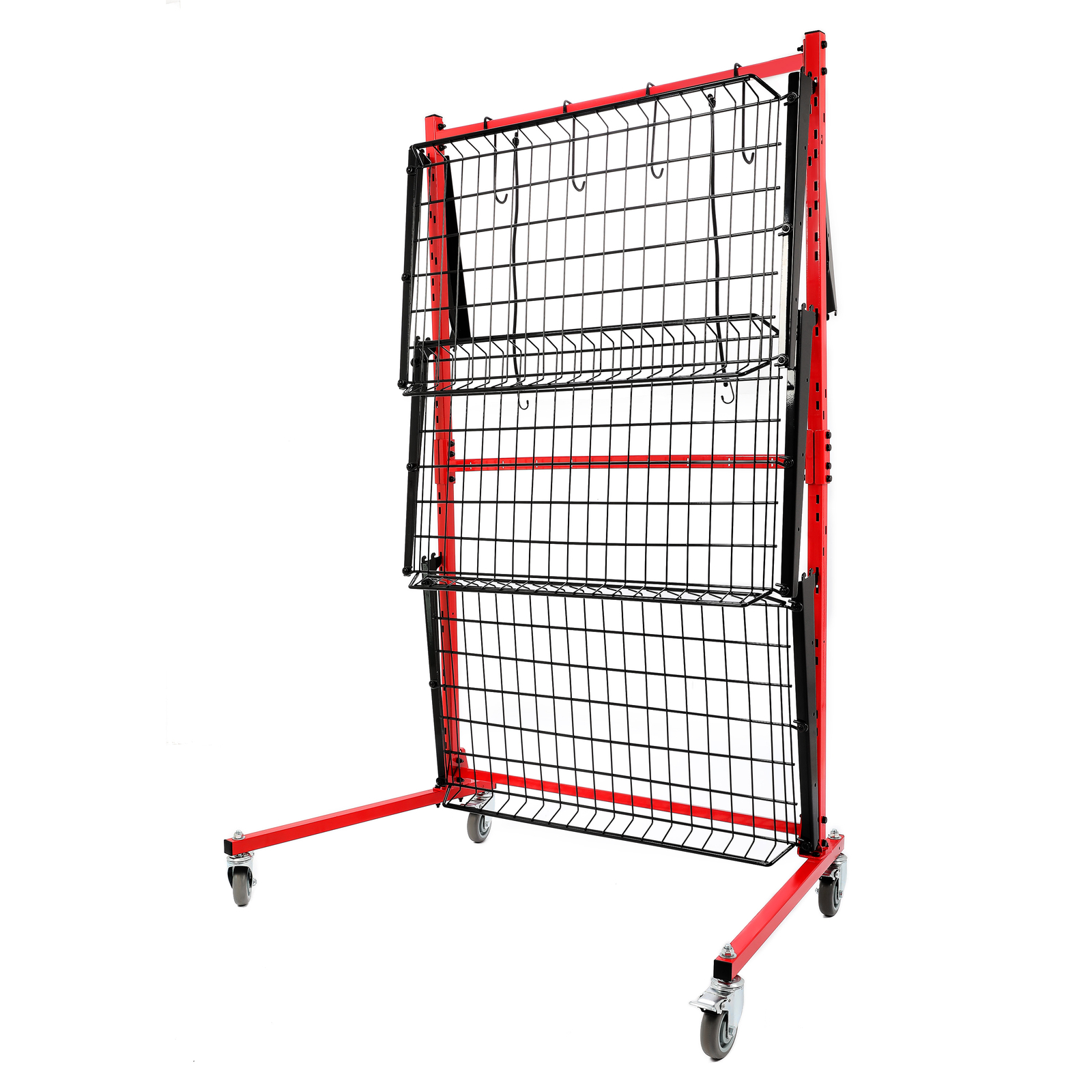 Universal Auto Body Rolling Parts Storage Rack for Repair Shops Garages Cart