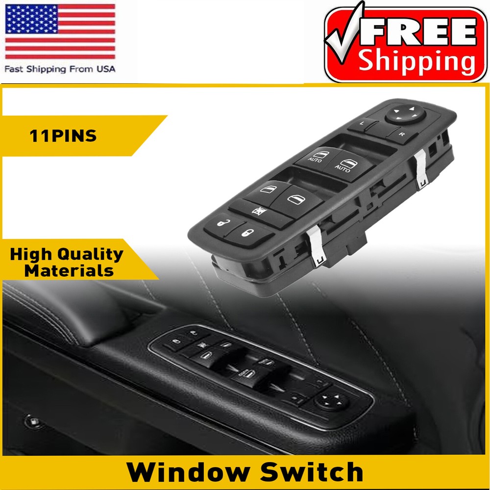 Driver Side Door Window Switch Panel Control For 2017 2018-19 Chrysler Pacifica