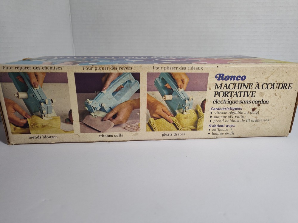 Ronco Cordless Electric Portable Sewing Machine