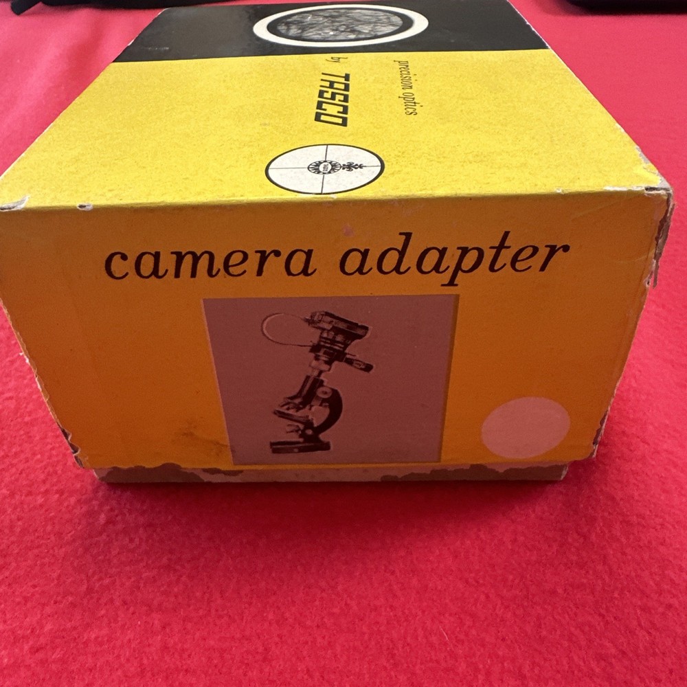 Tasco Microscope Camera Adapter 1" for attachment ring adjustable 1" 30.5mm 23mm