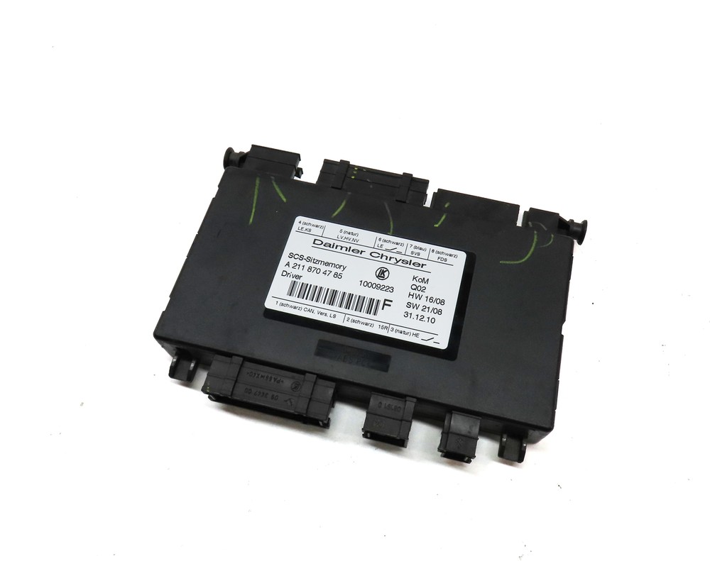 2011 MERCEDES GL450 (X164) FRONT LEFT DRIVER SEAT CONTROL MODULE