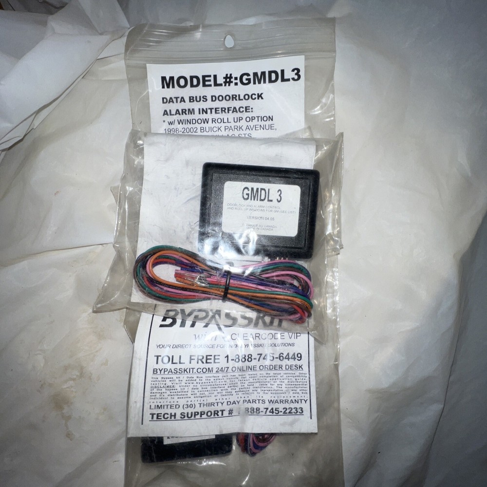 CodeAlarm GMDL3 GM DoorLock Databus Bypass Module Kit