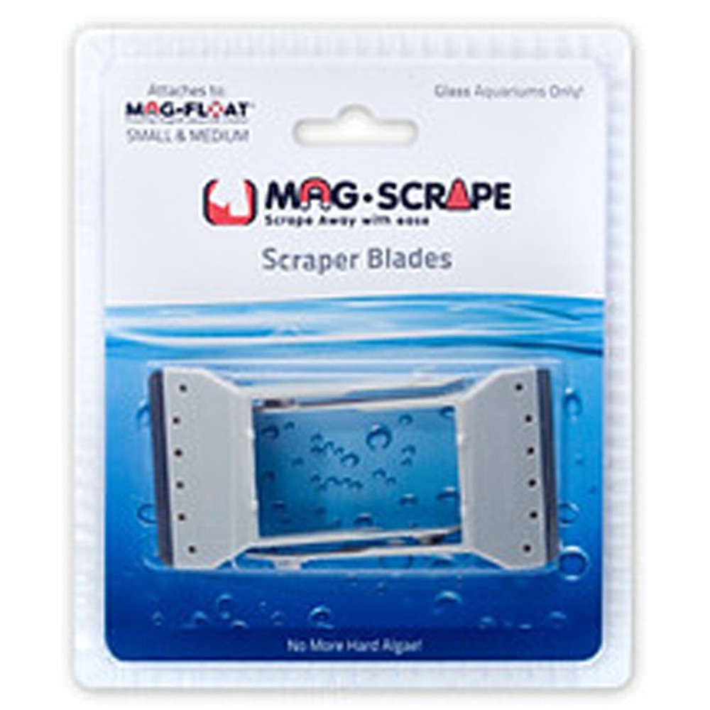 Mag-Float Replacement Glass Scraper Blades 2 Pack for 30 Small & 125 Medium