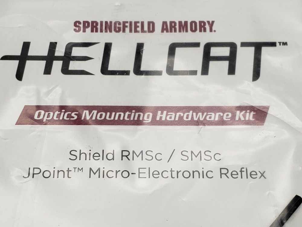 Springfield Armory Hellcat Optic Mounting Hardware Screw Shield RMSc SMSc JPoint