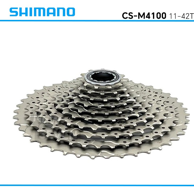 Shimano DEORE CS-M4100 10 Speed Cassette 11-42T HG Hub MTB Gravel-OE