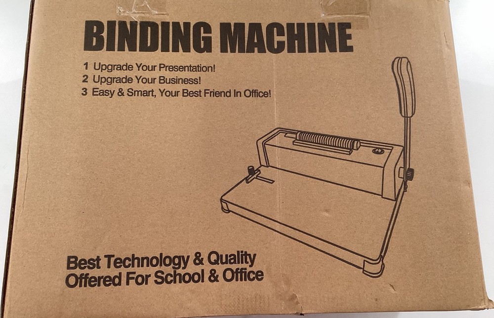 Comb Binding Machine For School Office Or Home