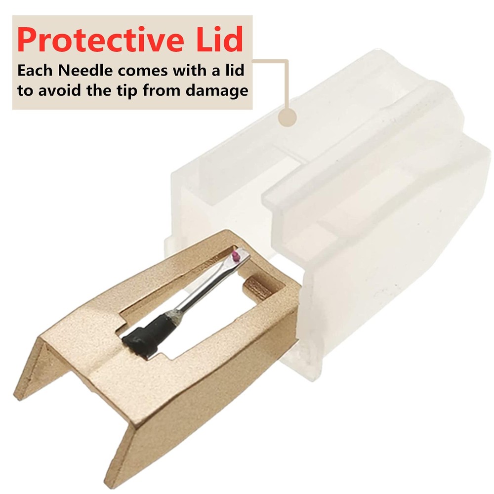Record Player Needle, Upgraded Golden Needles Stylus