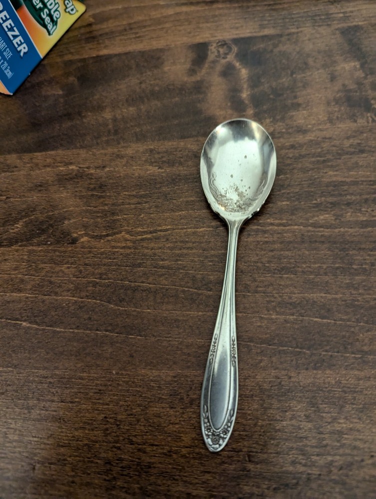 ANTIQUE MODJESKA ONEIDA SILVERPLATE SUGAR SPOON  5-3/4"