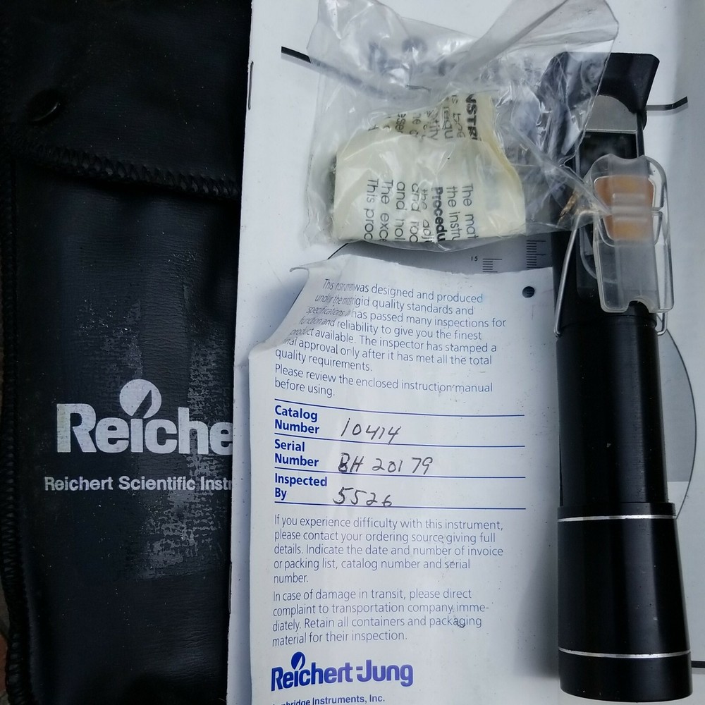 Reichert Model 10400A TS METER REFRACTOMETER. Cat# 10414, NOS.