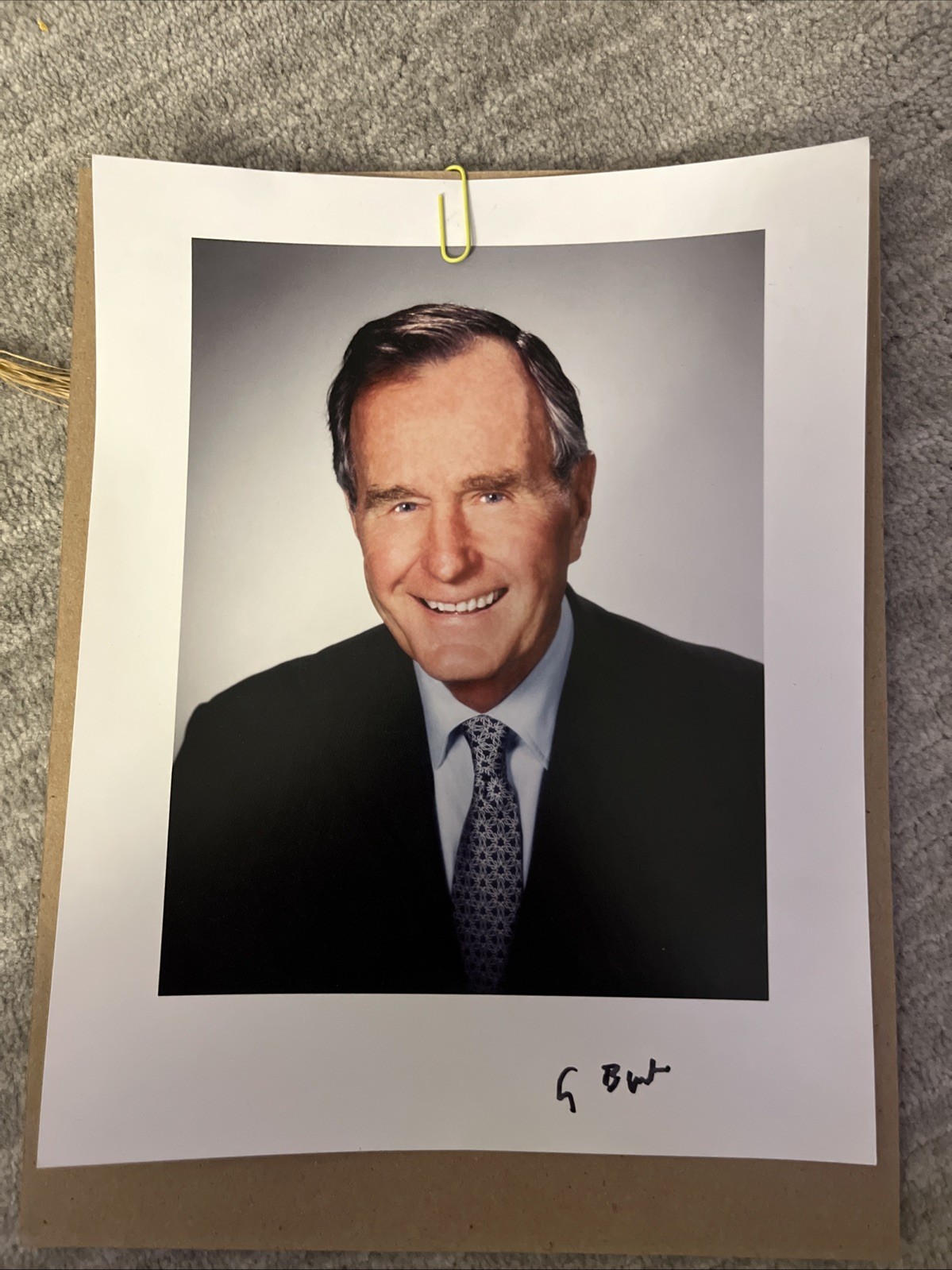 President George Bush Signed 8x10 Photo -