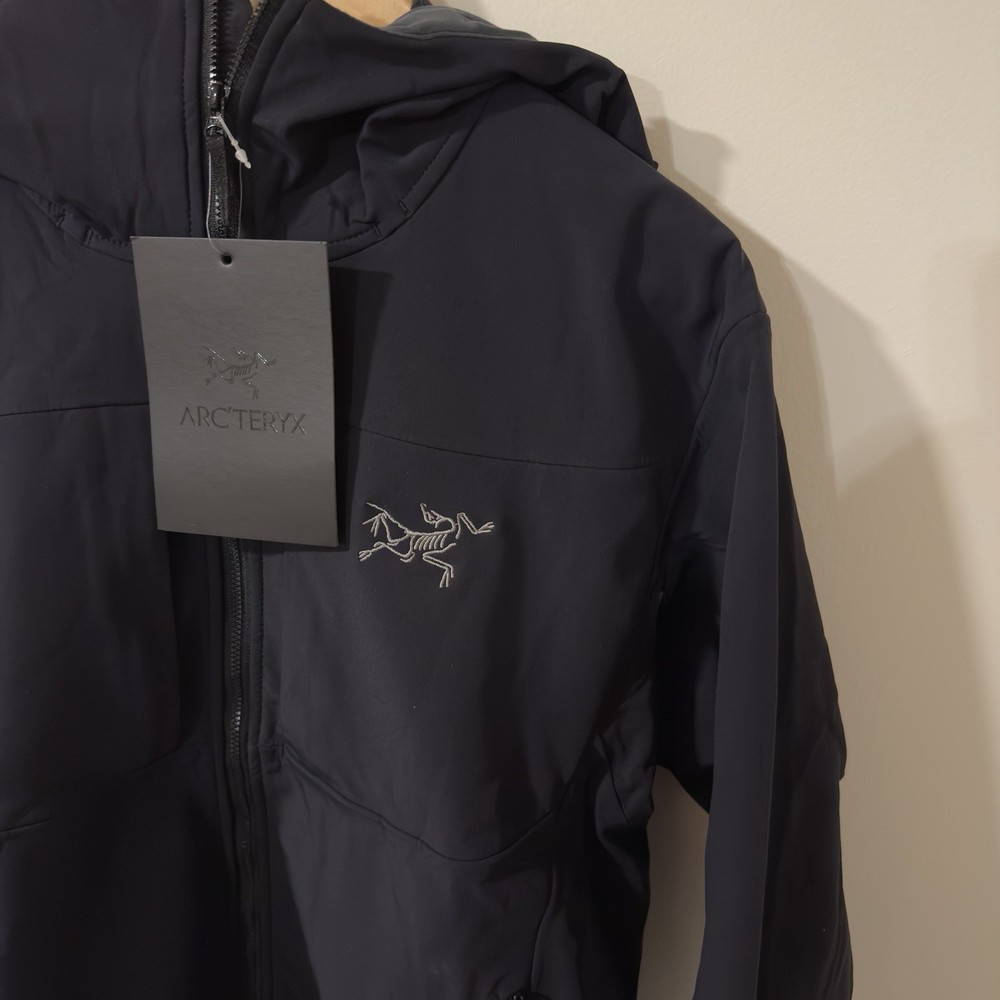 Arcteryx Gamma MX Hooded Softshell Black Jacket - Size Medium