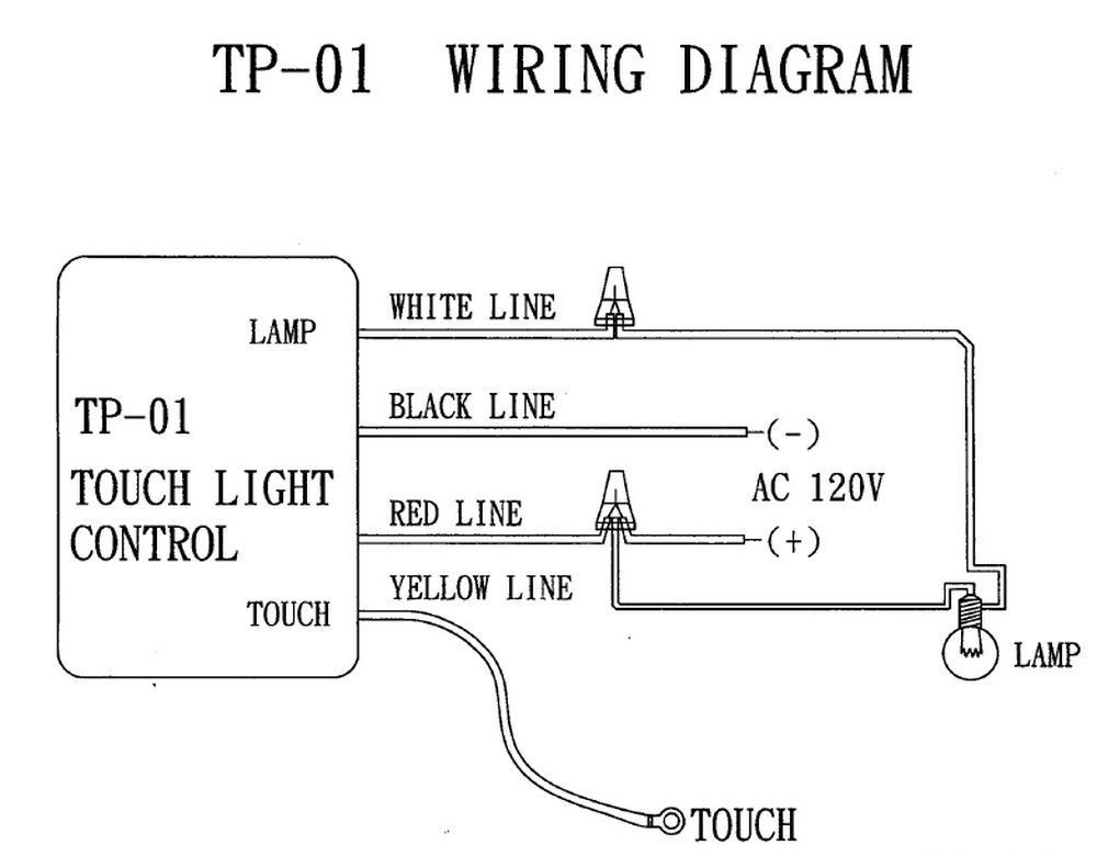 Zing Ear TP-01 ZH On/Off Touch Light Lamp Switch Controller Module Sensor