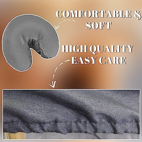 6 Set Microfiber Massage Table Sheet Set 3 Piece Spa Bed Sheets Set Grey