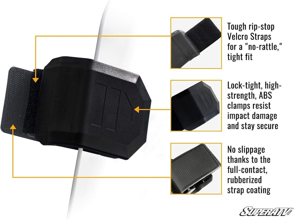 SuperATV Scratch Resistant Windshield Can Am Maverick