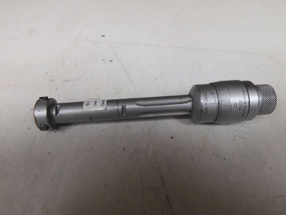 Brown & Sharpe - .7-.8"/.0002" Intrimik/Bore/Holtest Micrometer - QB36