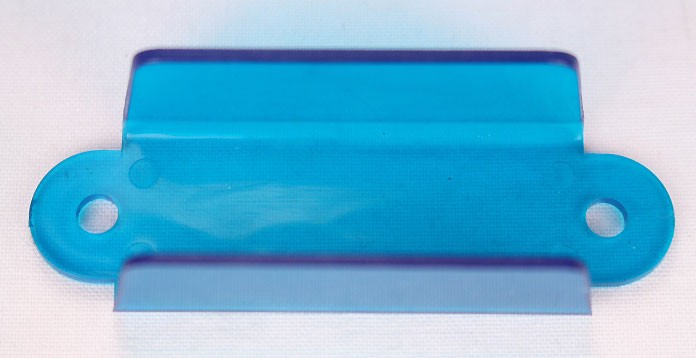 Blue Transparent Double Sided Pinball Lane Guide