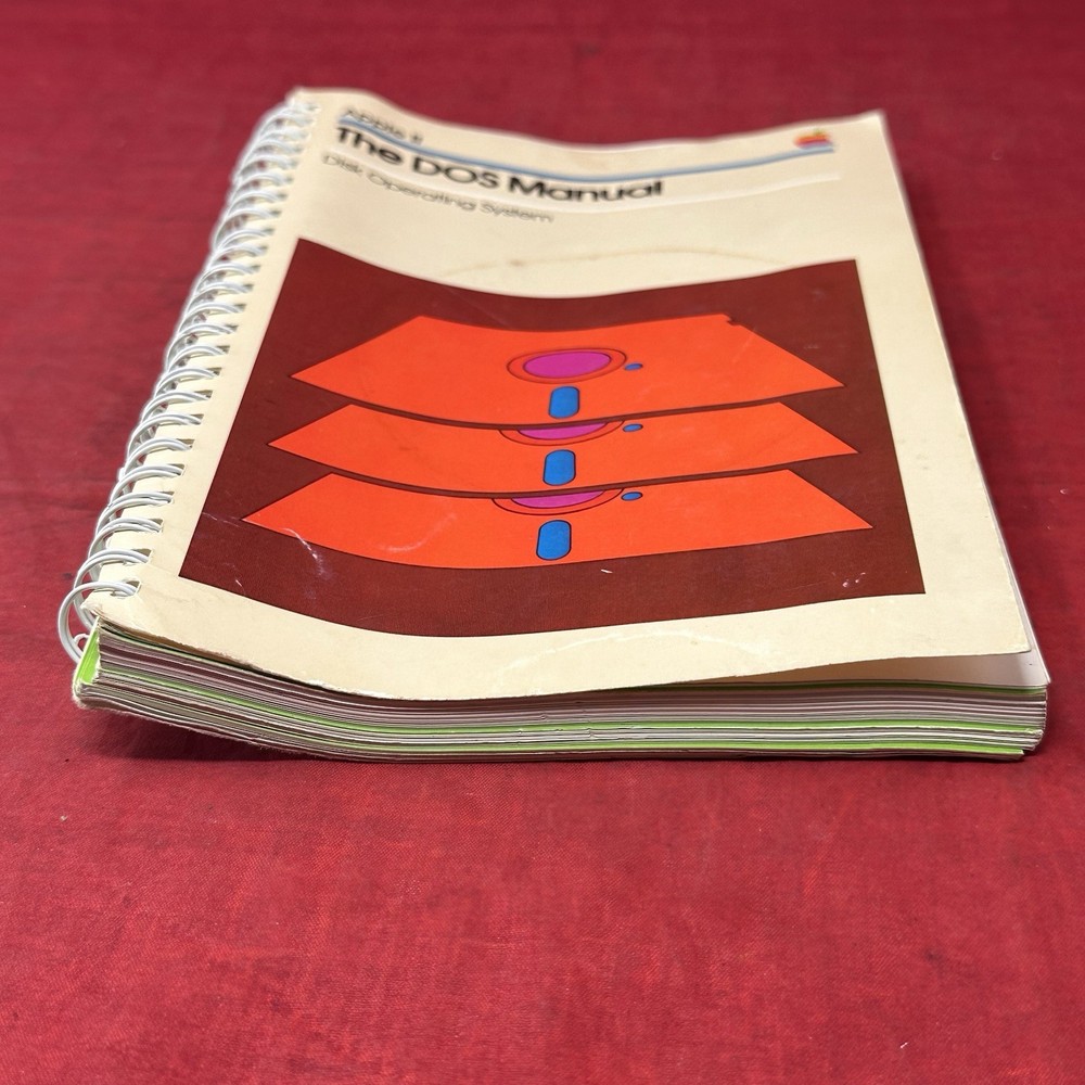 The DOS Manual Apple II Disk Operating System VTG 1980 Reference Manual Book