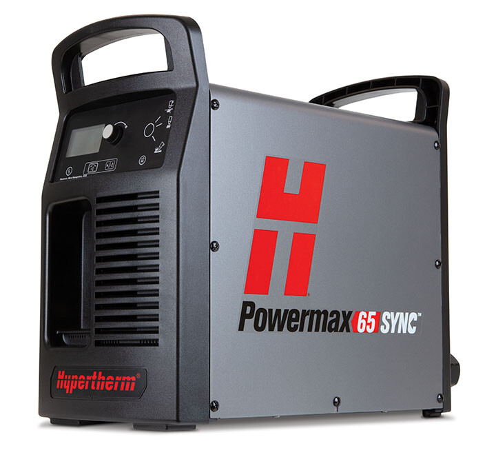 Hypertherm Powermax 65 SYNC Plasma Cutter w/ 25 ft. 75 Degree Handheld Torch
