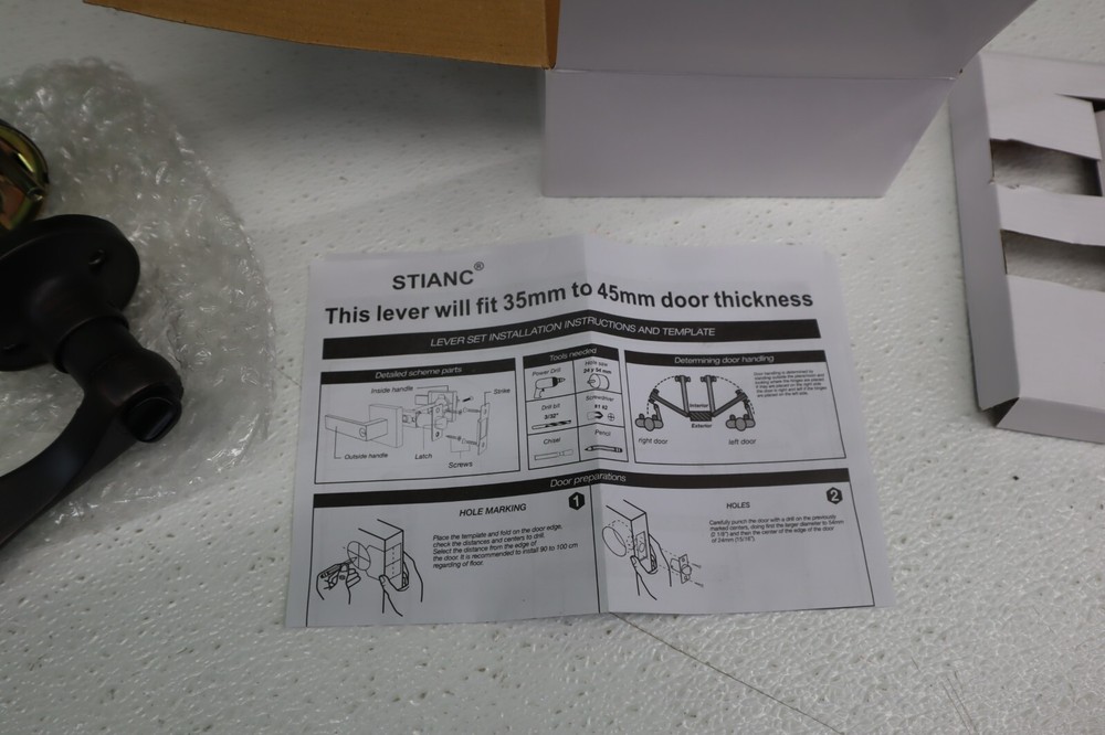 Stianc Privacy Door Lever (8 pack)
