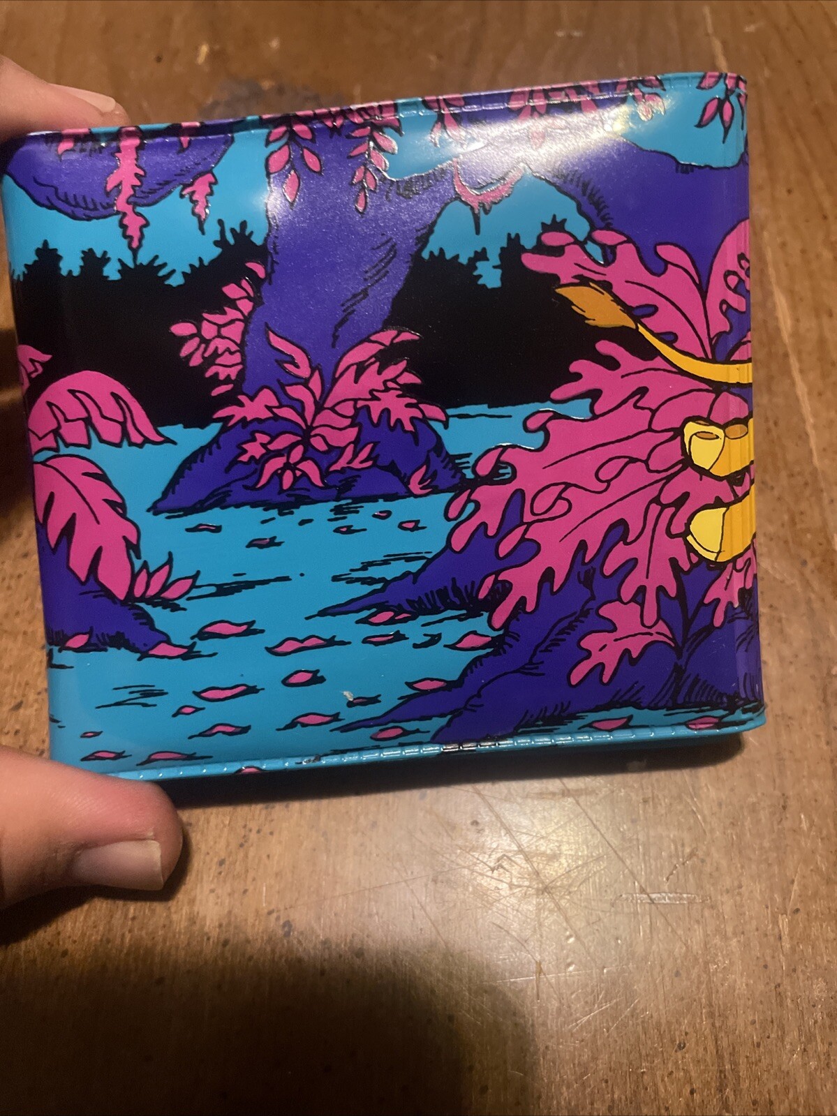 ☆RARE☆~Disney Vintage Wallet Vinyl 90s Lion King Simba Nala