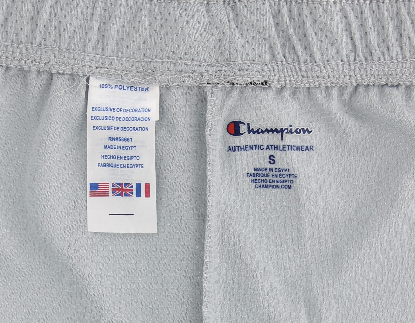 Champion Men's Basketball Workout Gym Shorts, 7.5" Inseam, Active Mesh Striped