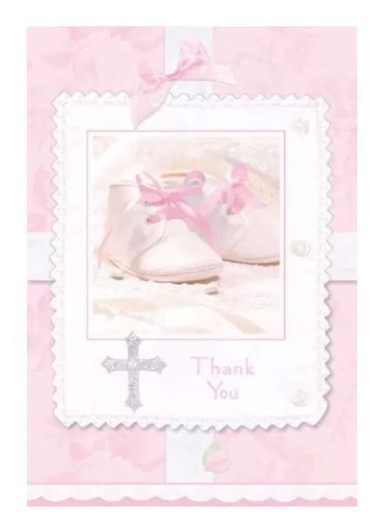 Tiny Blessing Pink Christening Tableware