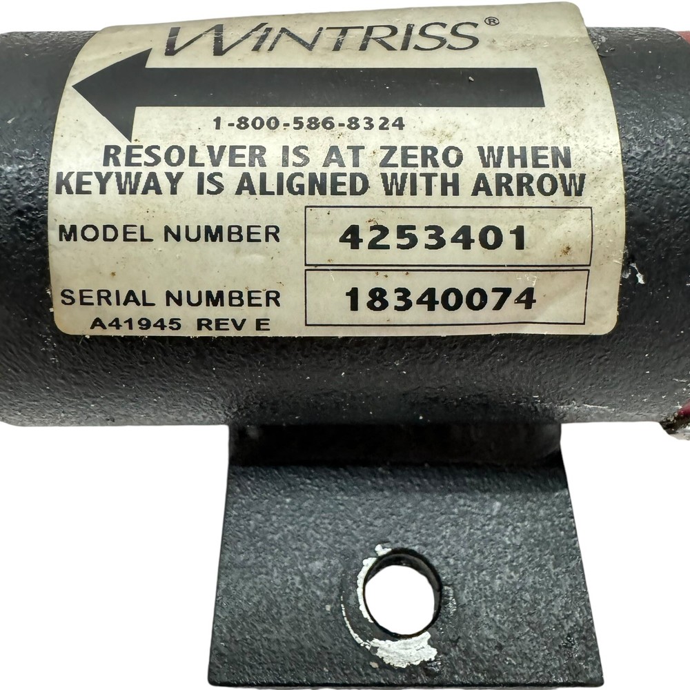 Wintriss Encoder Resolver Model No. 4253401 USED Working
