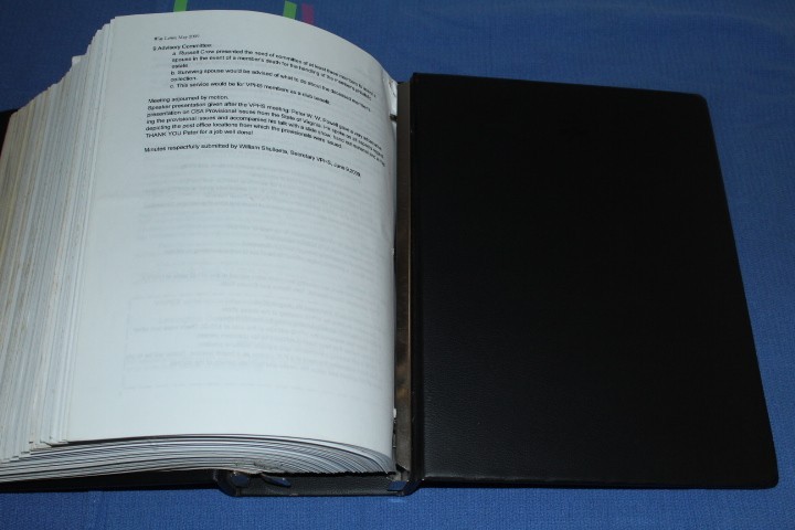 Way Markings Virginia Postal History Journal 4" binder 1984 2009 BlueLakeStamps