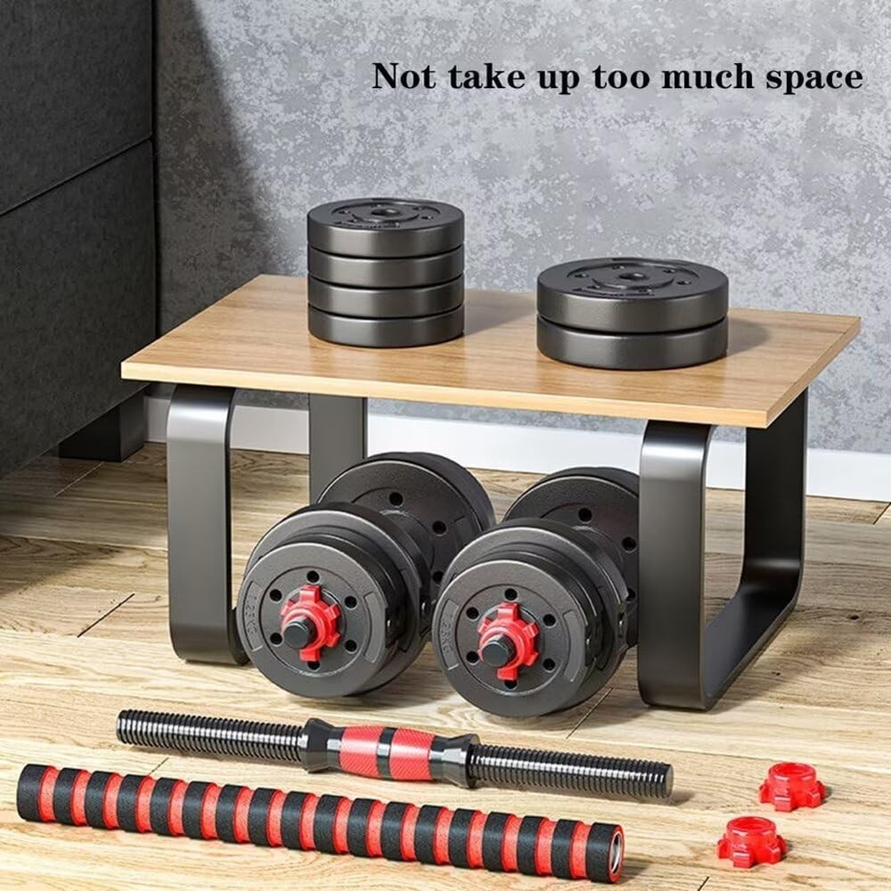 Ergonomic Adjustable Dumbbell Set (20 lbs) - Transform Your Home Gym Experience
