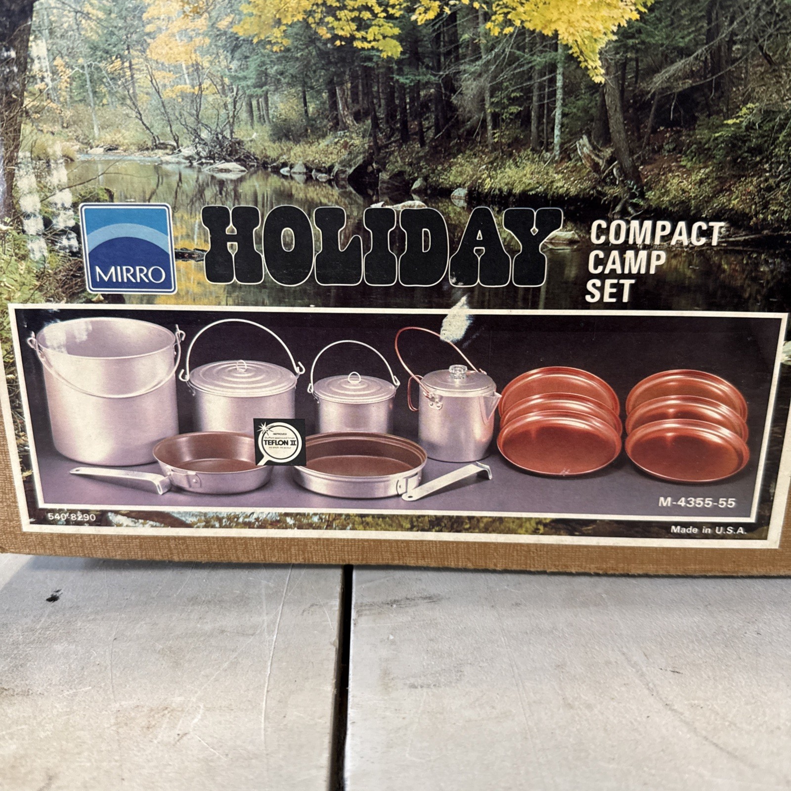 Mirro Sportsman Compact Camp Cooking Set M-4353-35 New Open Box