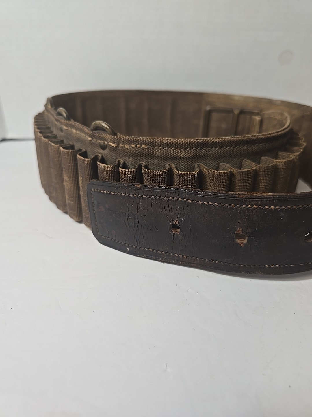 Indian War US Army Watervliet Arsenal M1876 Prairie Cartridge Belt 45-70