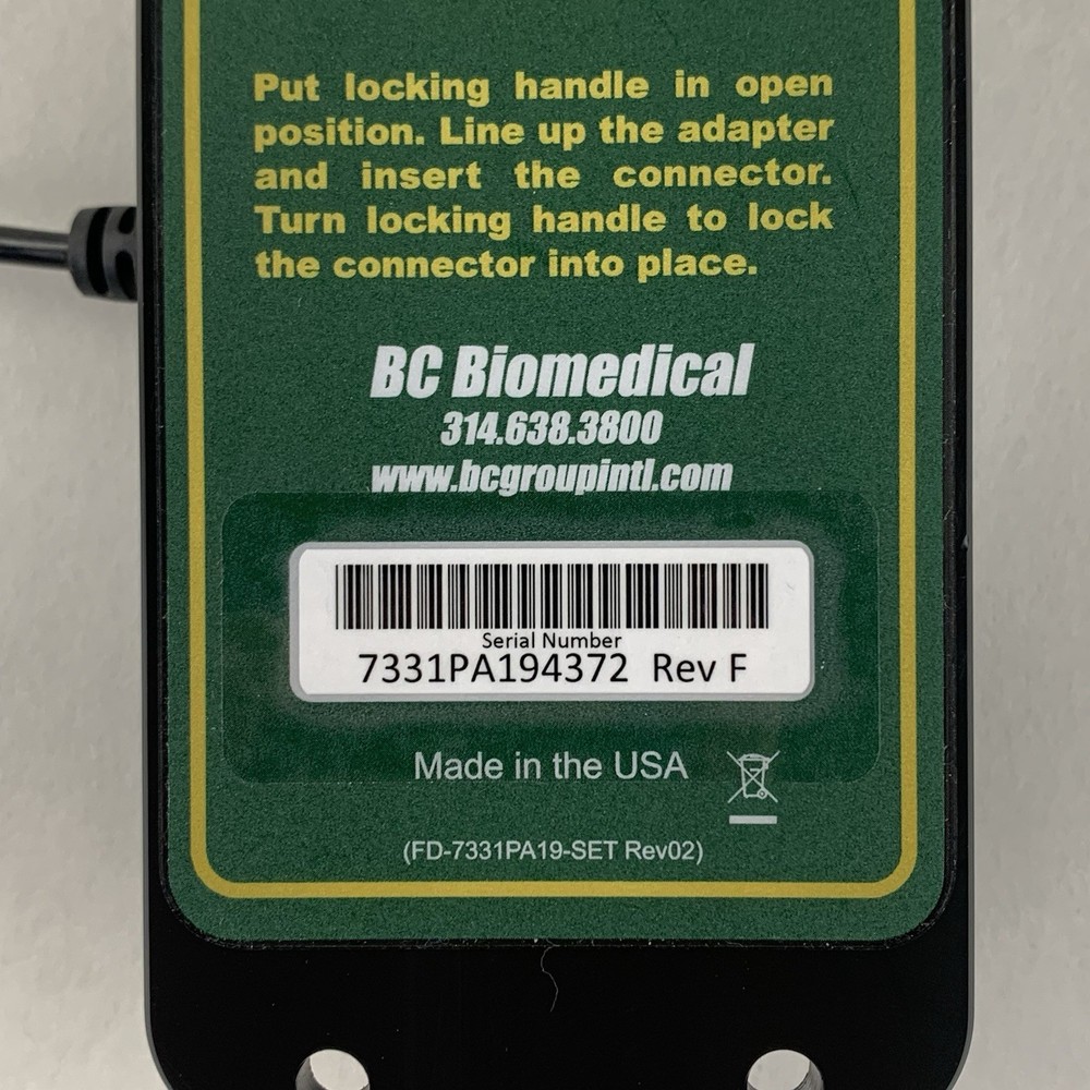 BC Biomedical ULT-PA-19 Transducer Adapter Untested