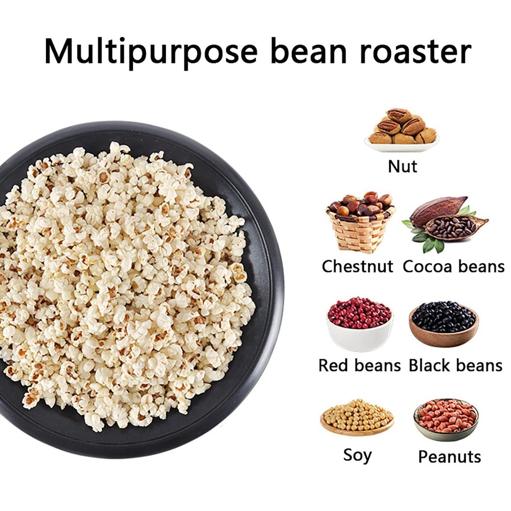Electric Coffee Roaster Machine Multifunction Timer Household Popcorn Nuts Bean