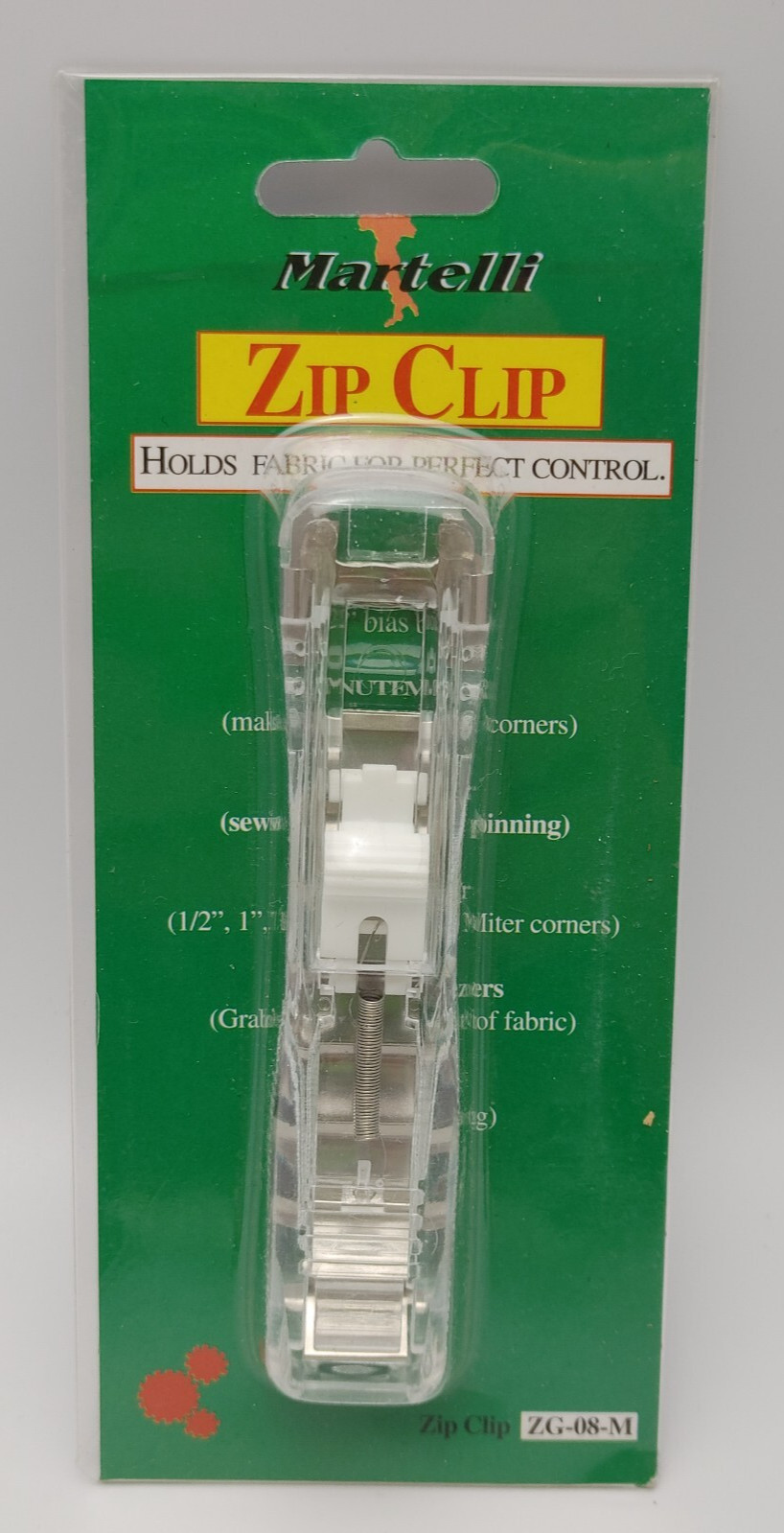 Martelli Quilting Tools Lot ZIP BIND ZIP CLIP Binding Fabric + Training DVD