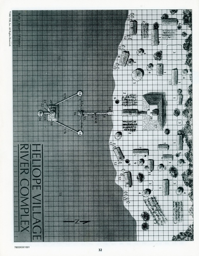 TSR Star Frontiers Sundown on Star Mist Module 7803