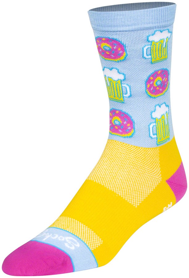 SockGuy Crew Mmmm Socks - 6", Small/Medium