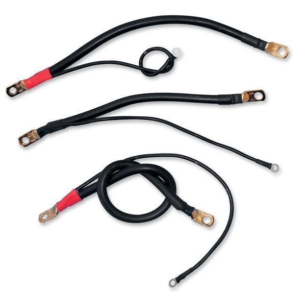 Terry Components Negative Battery Cable with Auxiliary Wire 10in #21110