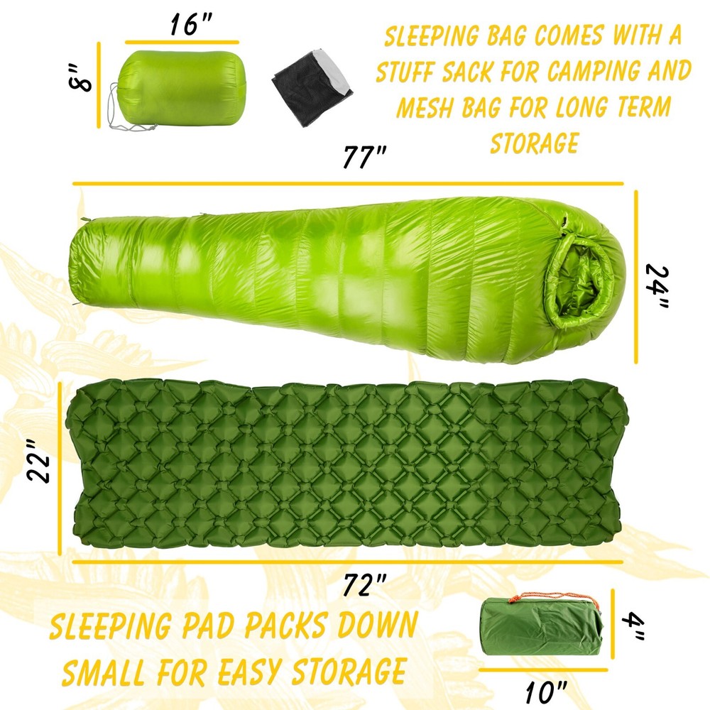 Duck Down Sleeping Bag Kit