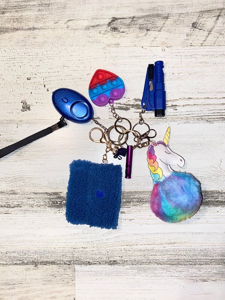 Self Defense Kids Backpack Keychain