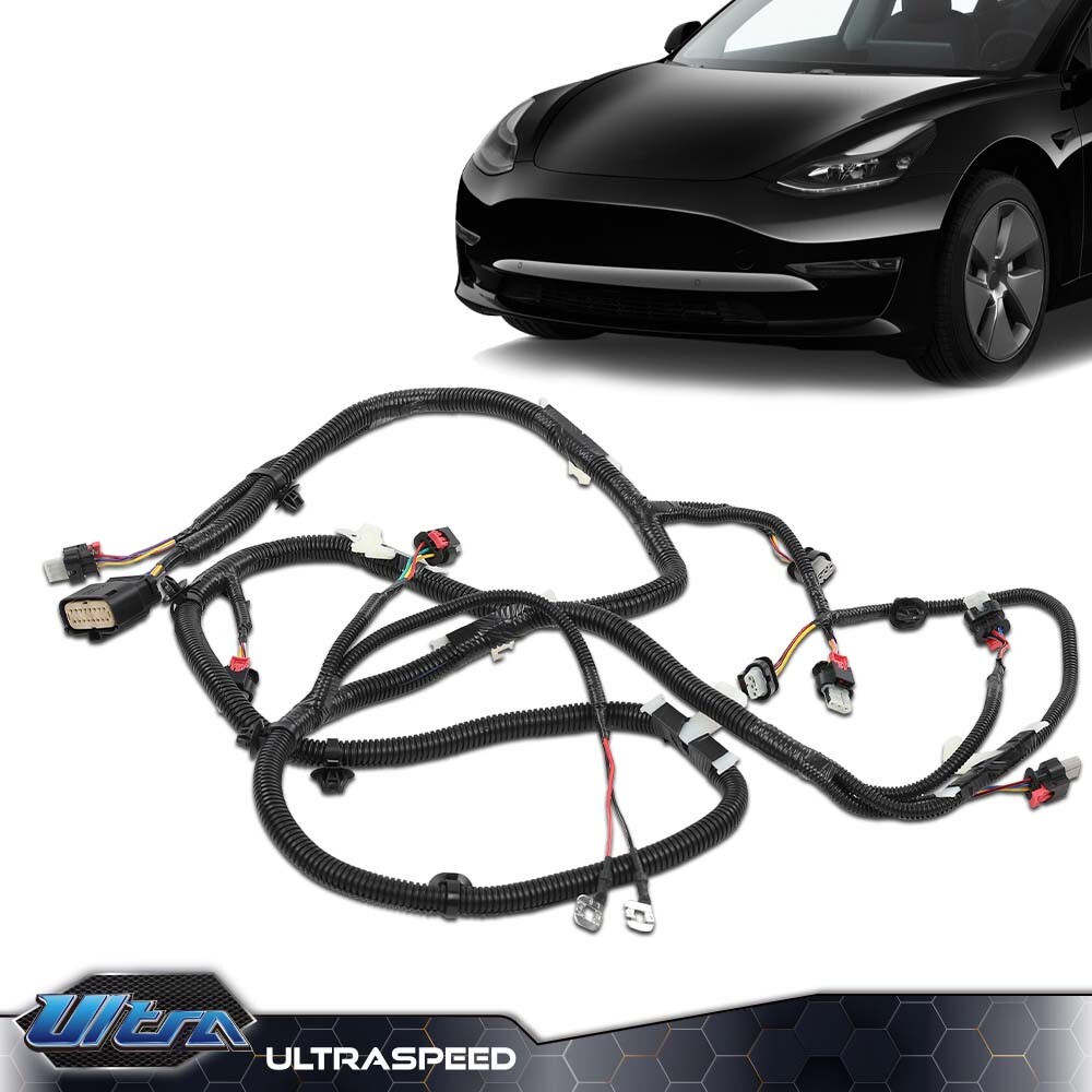 Fit For 21-22 Tesla Model 3 Front Bumper Park Assist Sensor Wiring Harnes