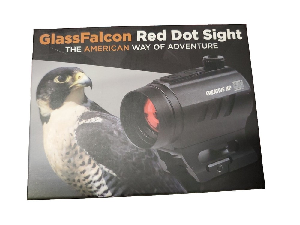 Creative XP HD Red Dot RD Falcon Sight 3 MOA - Reflex Sight for Day & Night