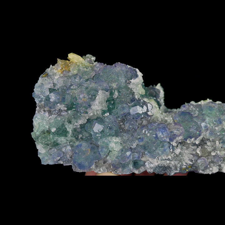 1.7kg Natural Blue Fluorite and Calcite Mineral Specimen/China Healing Decor