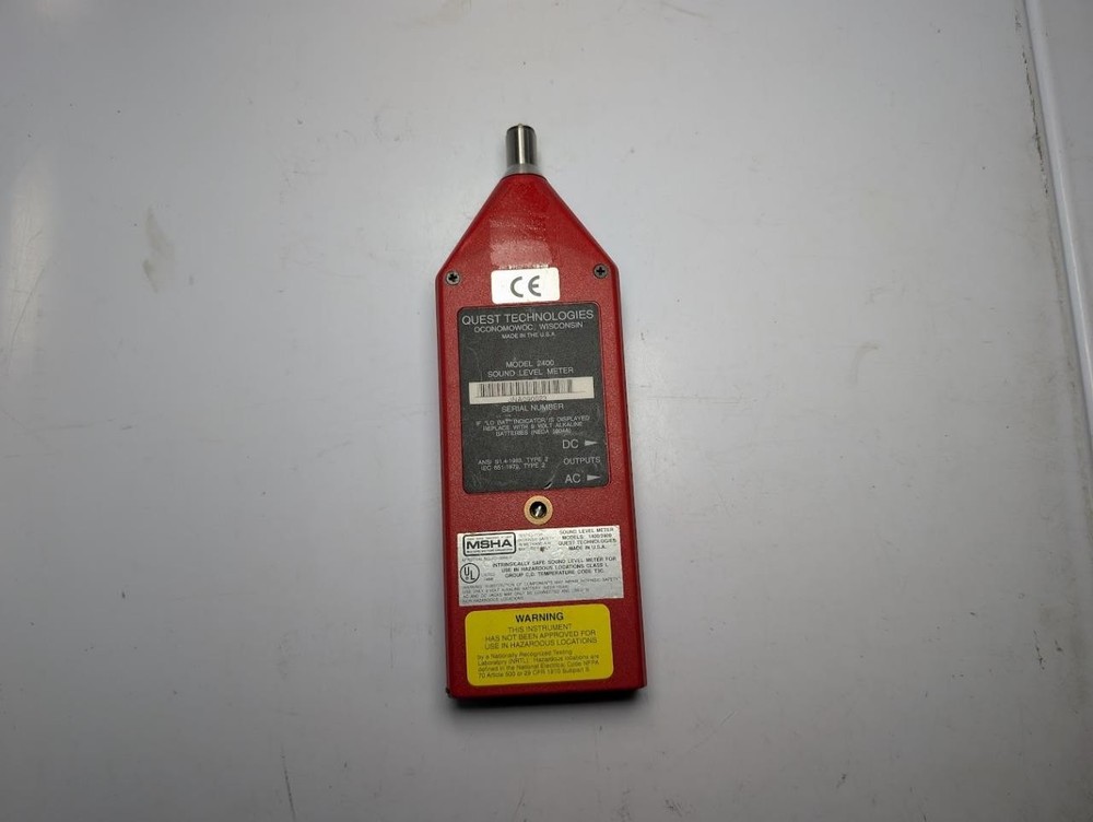 Quest Technologies 2400 Sound Level Meter