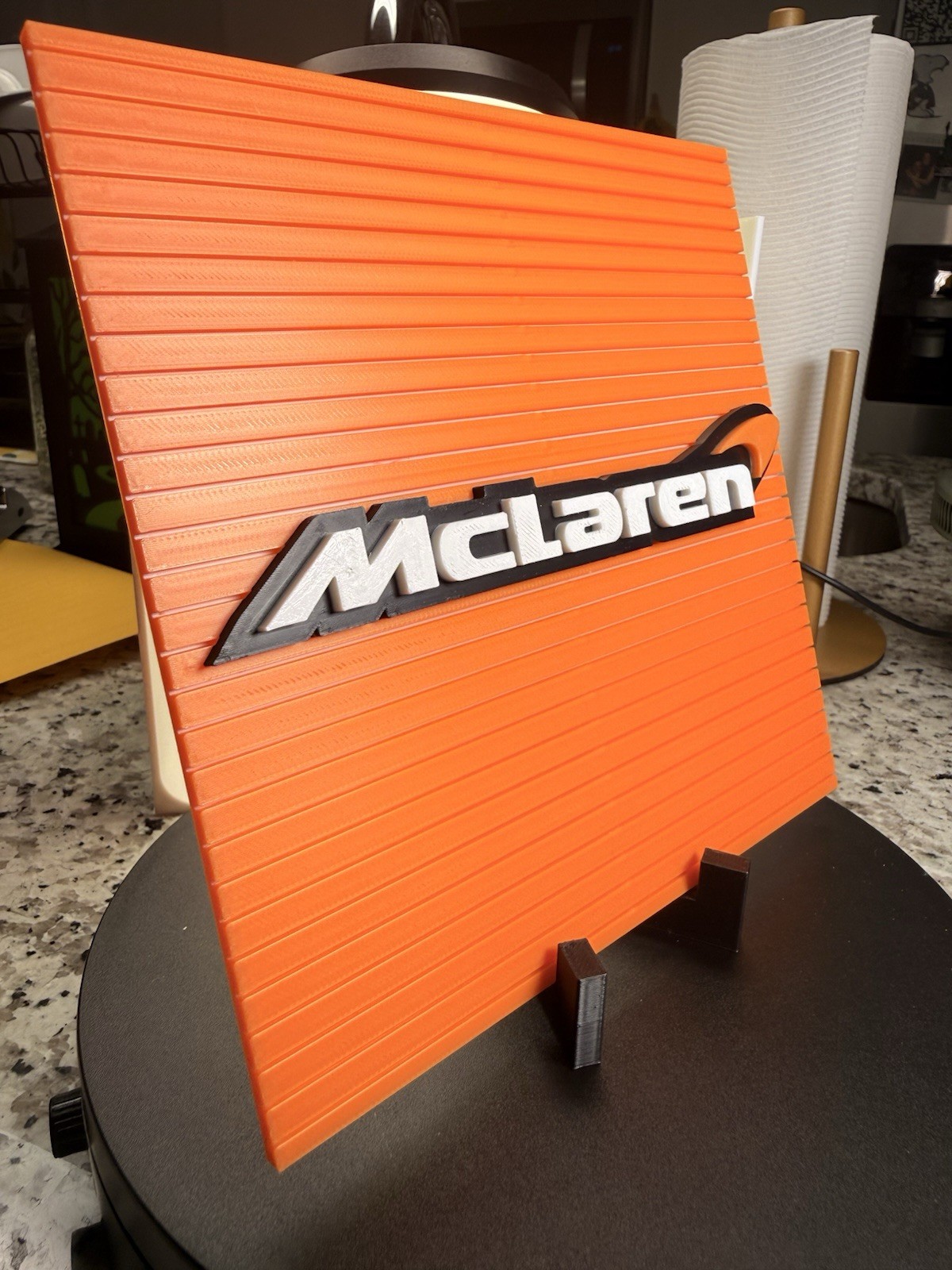McLaren F1 Team Logo Display Wall Art Sign Decor For F1 Collector Racing Fan