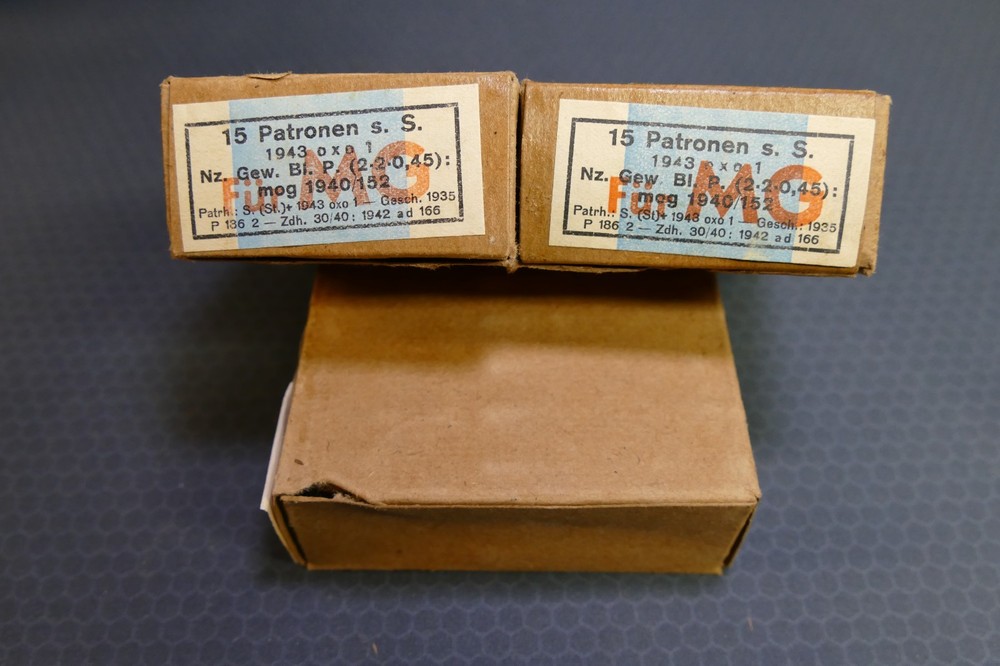 Original WWII German 8mm Mauser 15 Round Ammo Box (Empty) Grade 2
