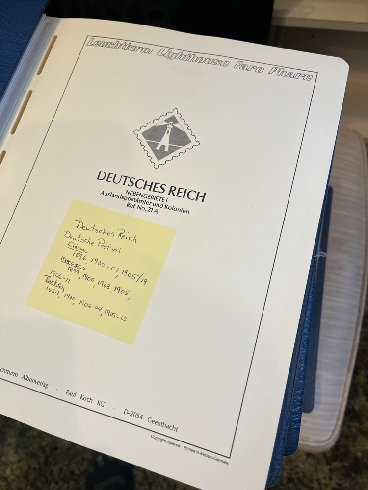 Stamp Album Set - Deutschland/Germany - Leuchtturm/Lighthouse - Mint Condition