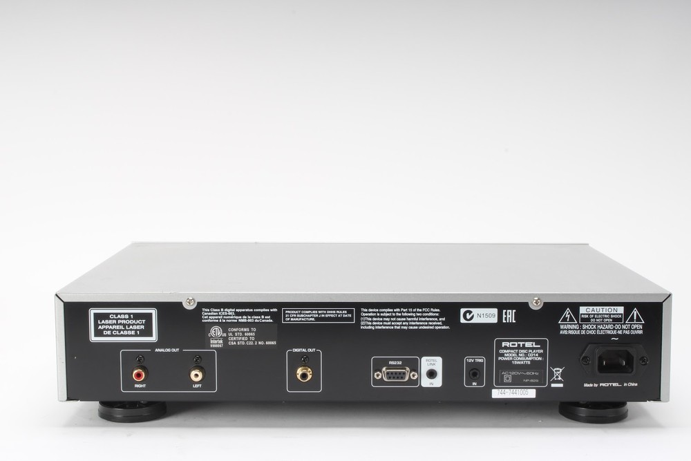 Rotel CD-14 Silver Stereo Compact Disc CD Player - Fair Condition