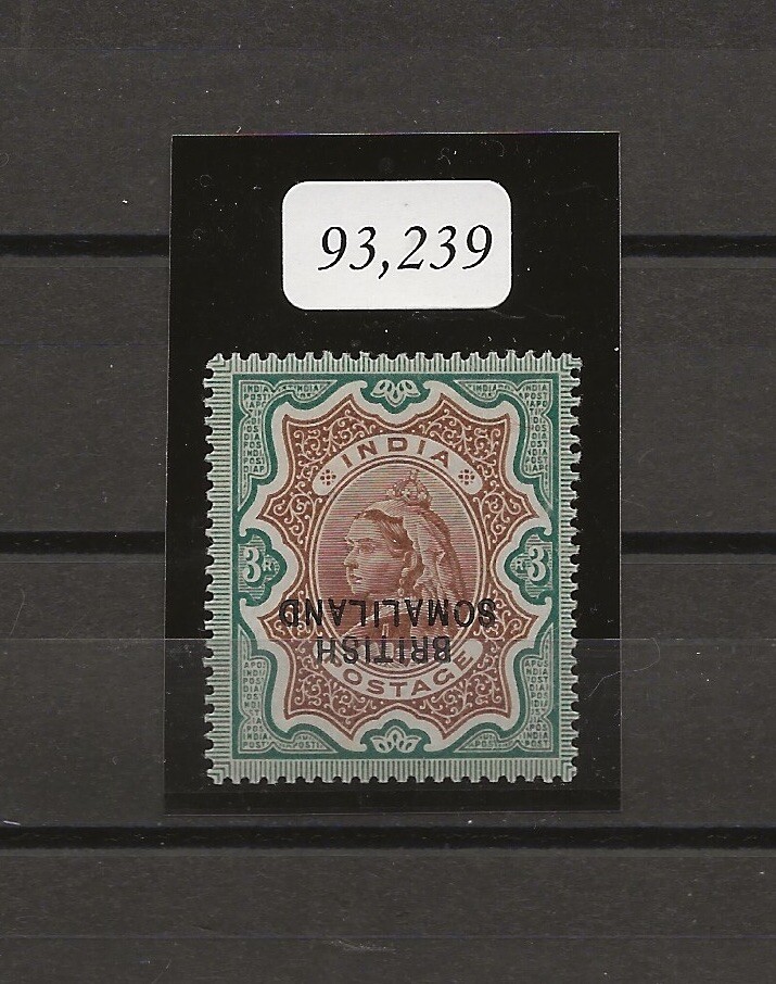 SOMALILAND 1903 SG 23a MINT CERT