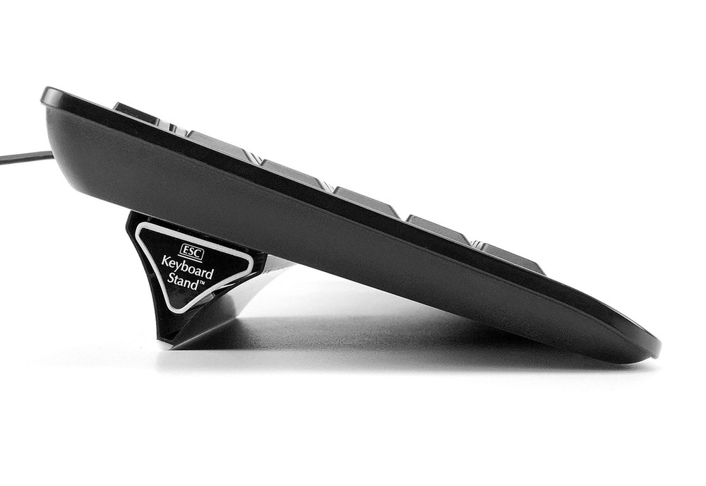 ESC Keyboard Stand 2 Sizes Fixed Tilt Ergonomic Riser for Compact & Full Keyb...
